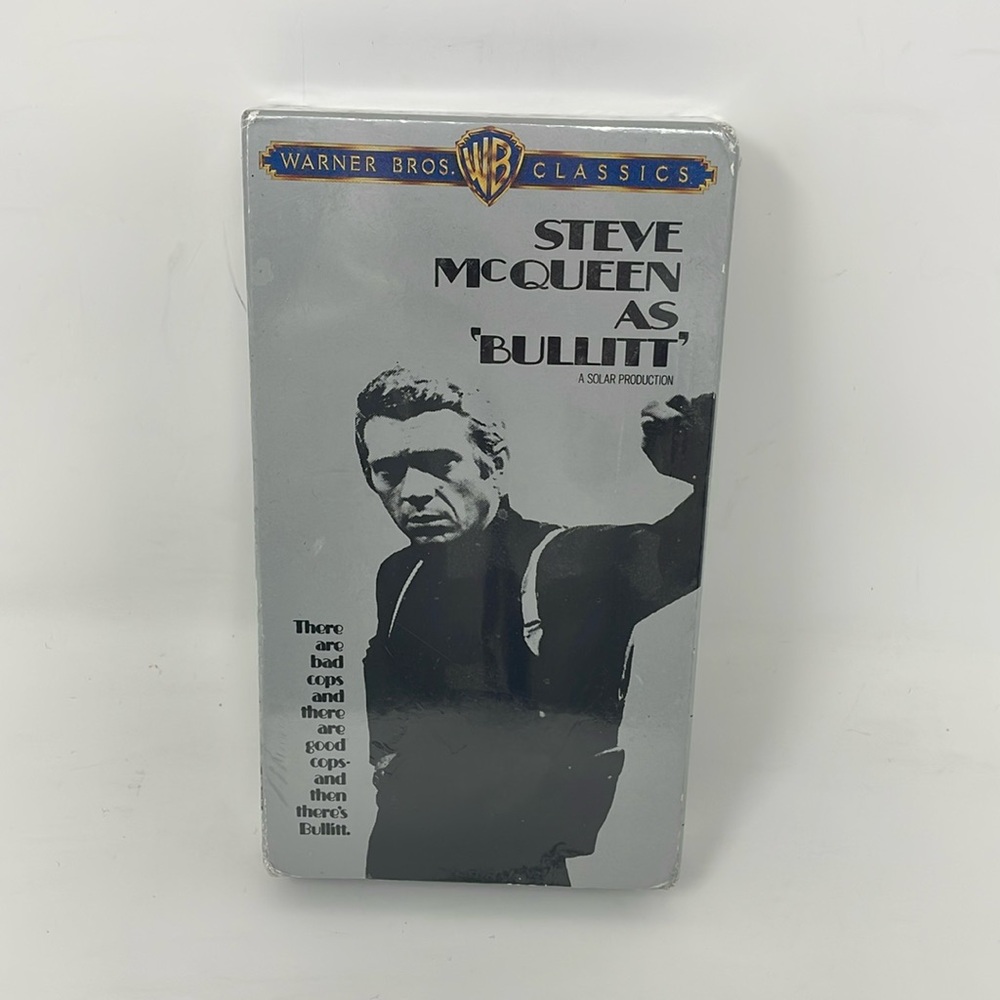 BULLITT with Steve McQueen Movie VHS Tape